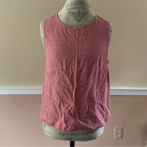 Croft & Barrow Gingham Women's Sleeveless Tank Top